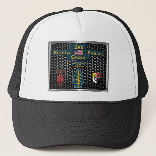Gorra De Camionero 3er Grupo de Operaciones Especiales (SOF) (Anverso)
