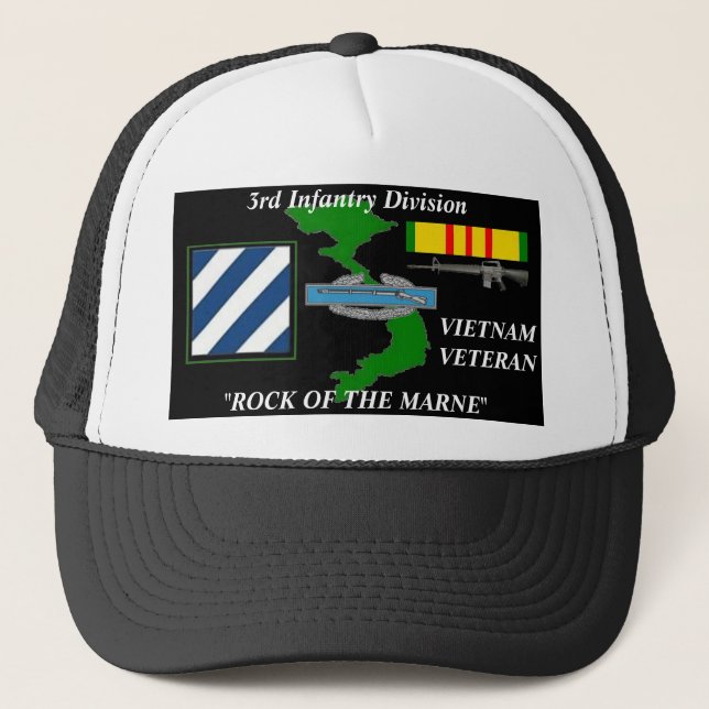 Gorra De Camionero 3ro División de infantería " roca casquillos de la (Anverso)