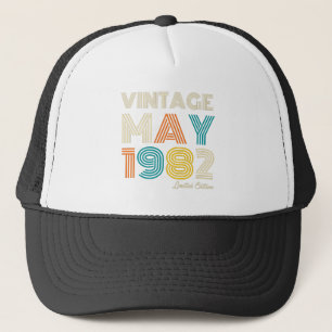 Gorra De Camionero 40.ª edición limitada de Birthday Vintage 1982
