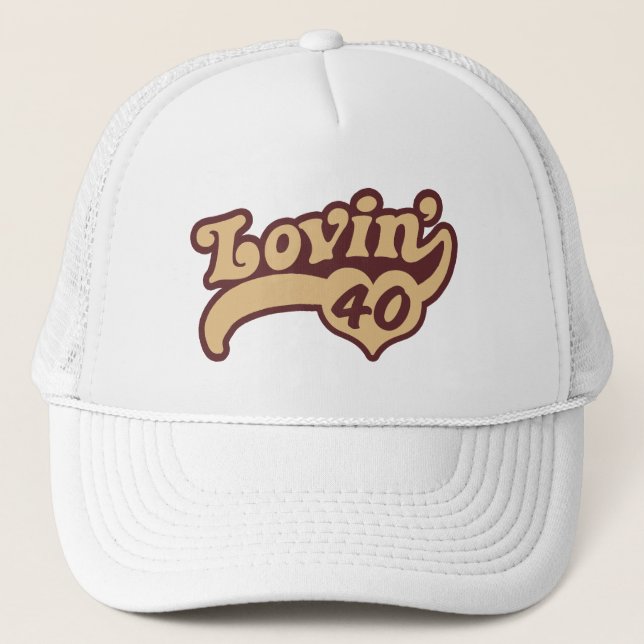 Gorra De Camionero 40.º cumpleaños (Anverso)