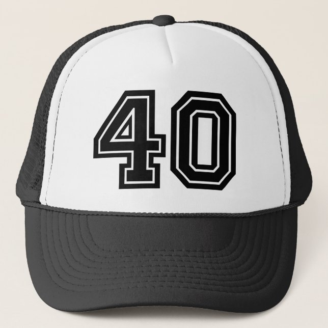 Gorra De Camionero 40.º cumpleaños (Anverso)