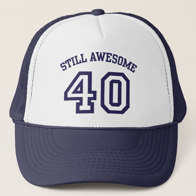 Gorra De Camionero 40.º cumpleaños (Anverso)