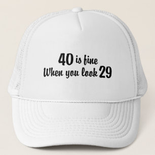 Gorra De Camionero 40.º cumpleaños