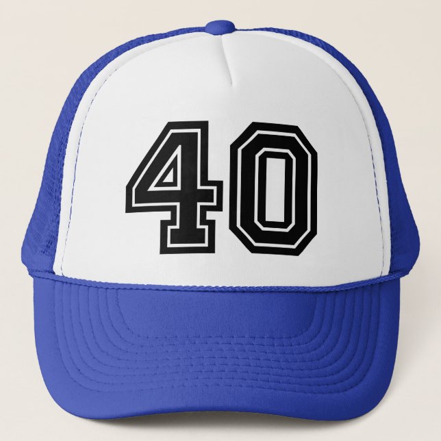 Gorra De Camionero 40.º cumpleaños (Anverso)