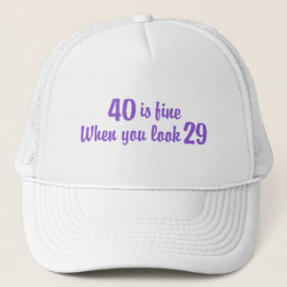 Gorra De Camionero 40.º cumpleaños