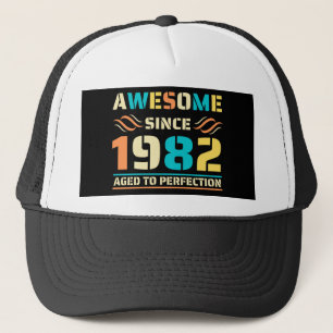 Gorra De Camionero 40.º cumpleaños increíble desde 1982
