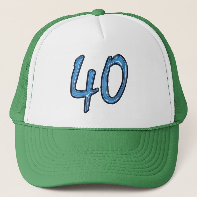 Gorra De Camionero 40.º Fiesta de cumpleaños (Anverso)