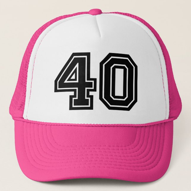 Gorra De Camionero 40.º Fiesta de cumpleaños (Anverso)