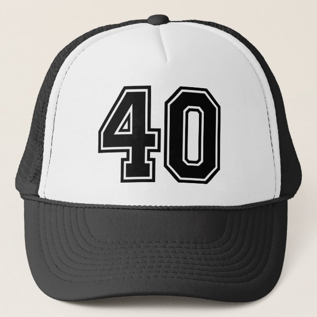 Gorra De Camionero 40.º gorrón clásico (Anverso)