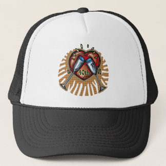 Gorra De Camionero 40.o aniversario de boda t