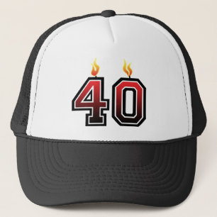 Gorra De Camionero 40.o Fiesta de cumpleaños