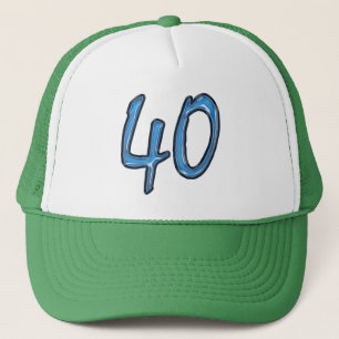 Gorra De Camionero 40.o Fiesta de cumpleaños