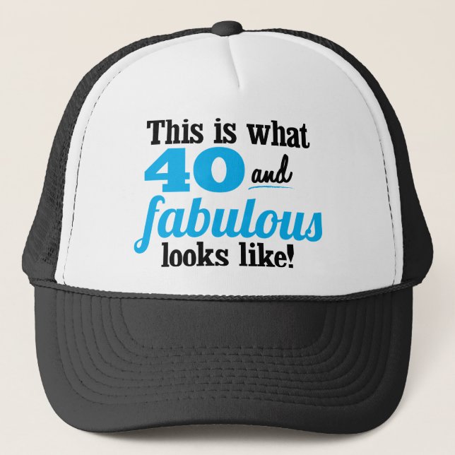Gorra De Camionero 40 y fabuloso (Anverso)
