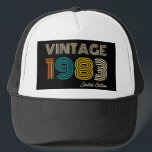 Gorra De Camionero 40th Birthday Vintage 1983 Limited Edition<br><div class="desc">40Th Birthday Vintage 1983 Limited Edition</div>