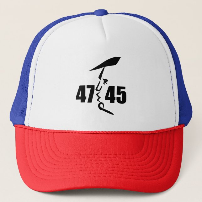 Gorra De Camionero 45 47 Trump (Anverso)