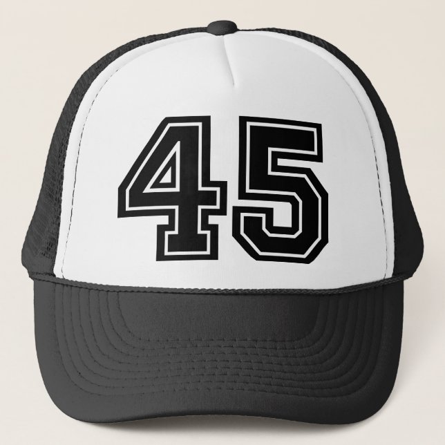 Gorra De Camionero 45 cumpleaños (Anverso)