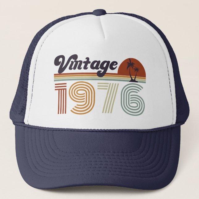Gorra De Camionero 49º cumpleaños, cosecha 1976 (Anverso)
