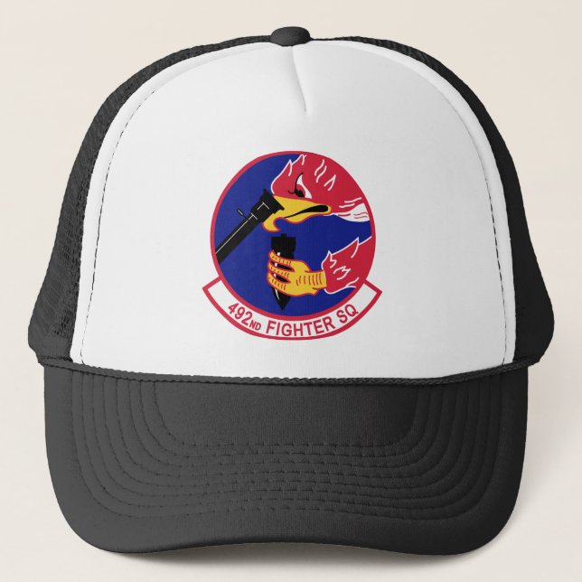 Gorra De Camionero 492.º Escuadrón De Combate (Anverso)