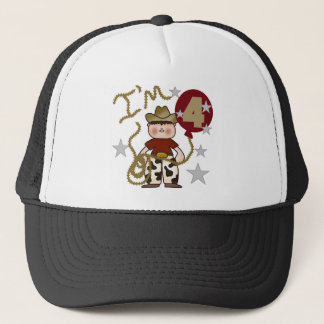 Gorra De Camionero 4.ª Cowboy Camisetas y regalos de cumpleaños