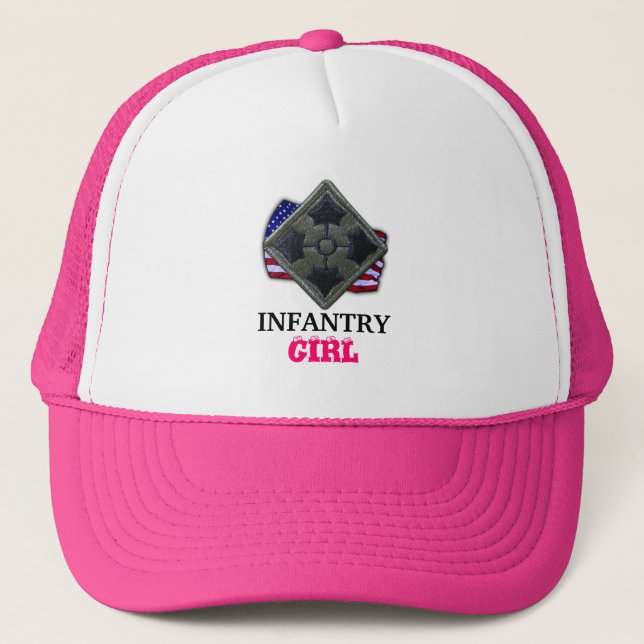 Gorra De Camionero 4.ª división de infantería vietnam veteranos (Anverso)