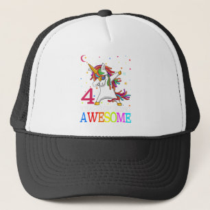 Gorra De Camionero 4.º regalo de Fiesta de Unicornio por el Día de la