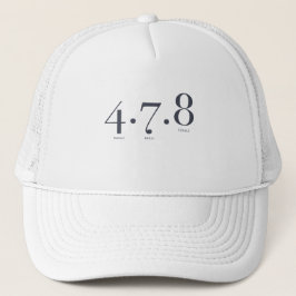 Gorra De Camionero 4 7 8 Técnica de Respiración | Medición