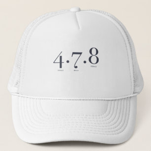 Gorra De Camionero 4 7 8 Técnica de Respiración Medición