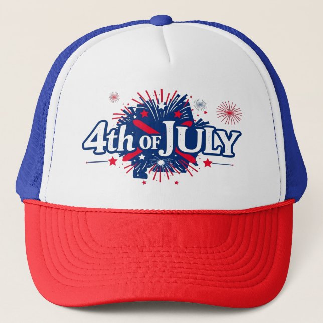 GORRA DE CAMIONERO 4 DE JULIO (Anverso)
