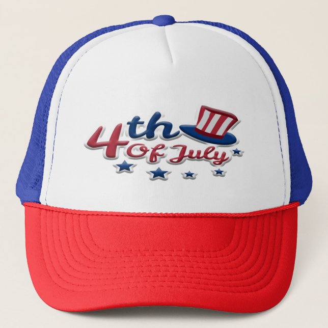 Gorra De Camionero 4 de julio (Anverso)