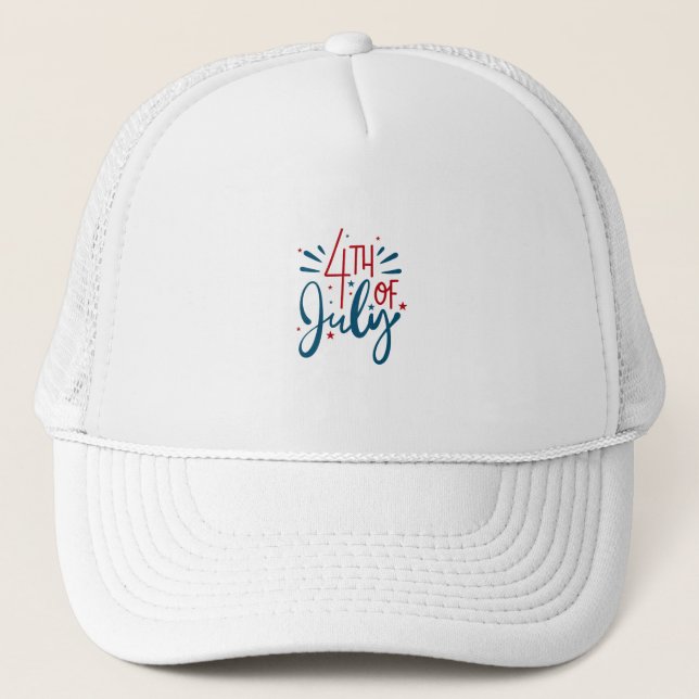 Gorra De Camionero 4 de julio (Anverso)