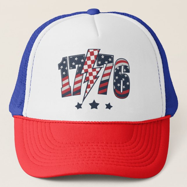 Gorra De Camionero 4 de julio de 1776 (Anverso)