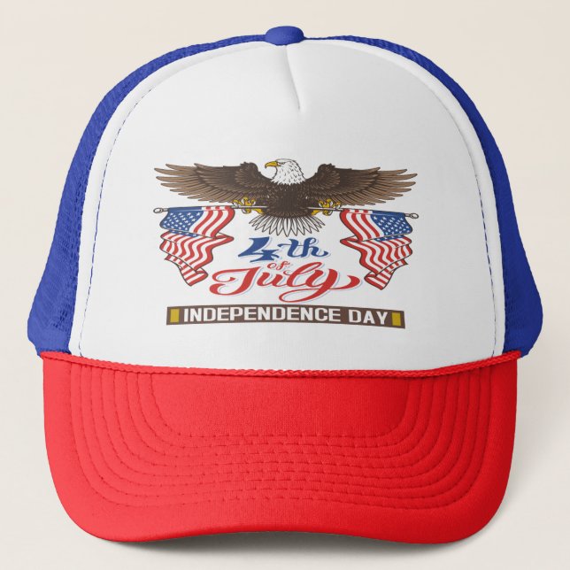 Gorra De Camionero 4 de julio de Águila (Anverso)