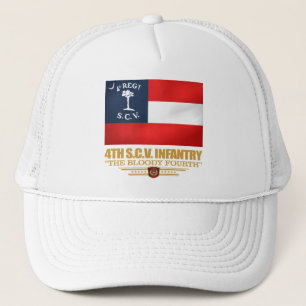 Gorra De Camionero 4to Infantería de Carolina del Sur