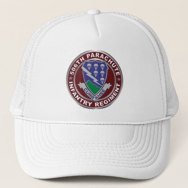 Gorra De Camionero 506.º Regimiento de Infantería de Paracaídas (Anverso)