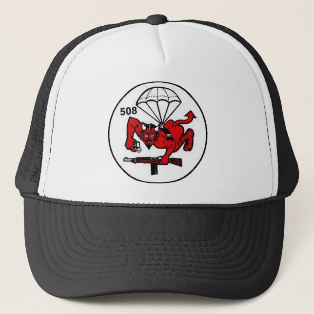 GORRA DE CAMIONERO 508.º PIR (Anverso)