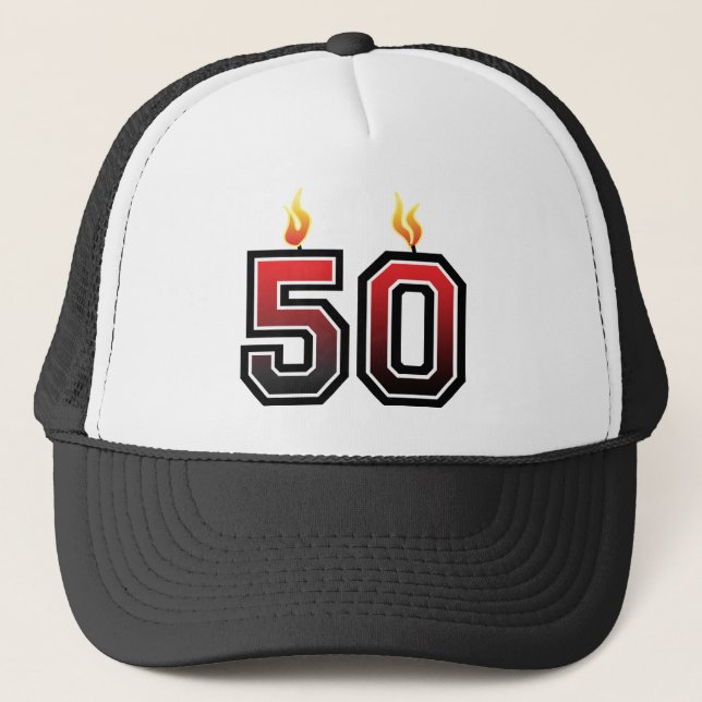 Gorra De Camionero 50.ª fiesta de cumpleaños (Anverso)