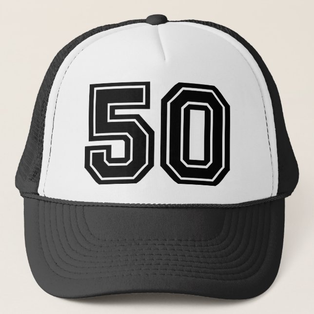 Gorra De Camionero 50.º Clásico de Cumpleaños (Anverso)