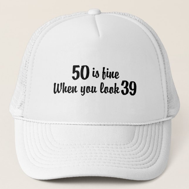 Gorra De Camionero 50.º cumpleaños (Anverso)