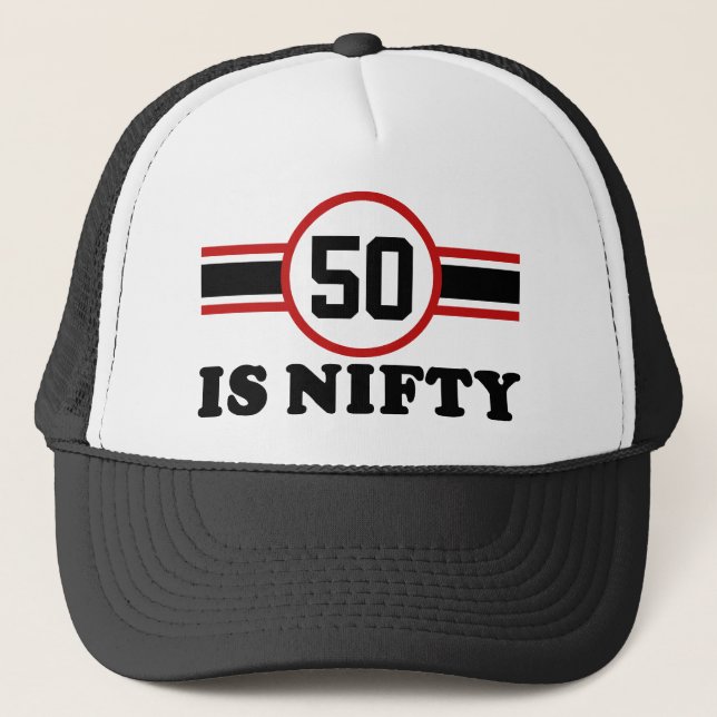 Gorra De Camionero 50.º cumpleaños (Anverso)