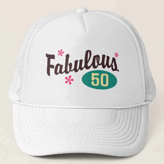 Gorra De Camionero 50.º cumpleaños (Anverso)