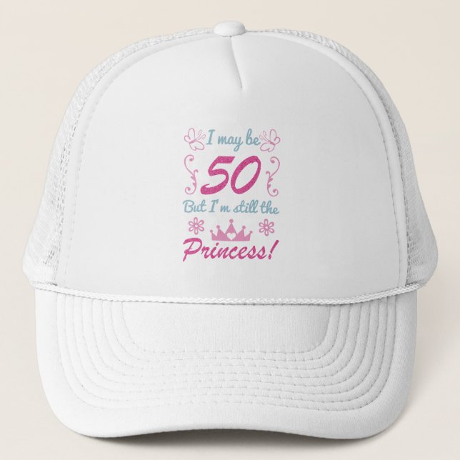 Gorra De Camionero 50.º Cumpleaños De La Princesa (Anverso)