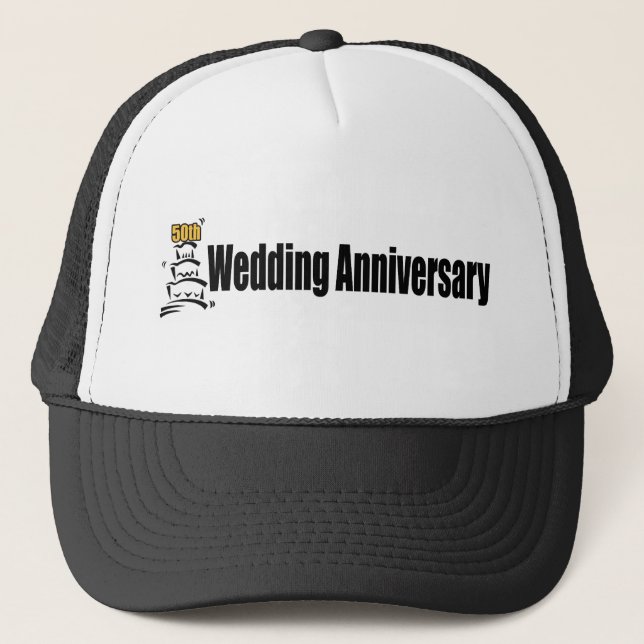 Gorra De Camionero 50.o aniversario de boda (Anverso)