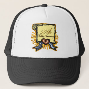 Gorra De Camionero 50.o aniversario de boda 3W