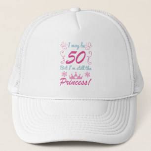 Gorra De Camionero 50.o Cumpleaños para la princesa