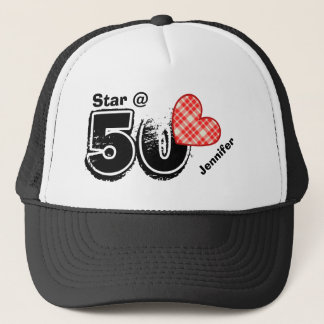Gorra De Camionero 50.o Cumpleaños soy un nombre de encargo V10 de la