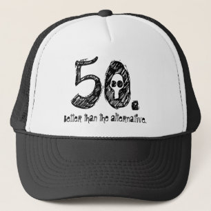 Gorra De Camionero 50.o Regalo de la mordaza del cumpleaños