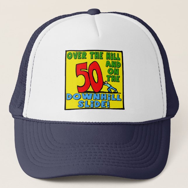 Gorra De Camionero 50.o Regalos de cumpleaños (Anverso)
