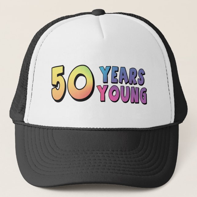 Gorra De Camionero 50.o Regalos de cumpleaños (Anverso)