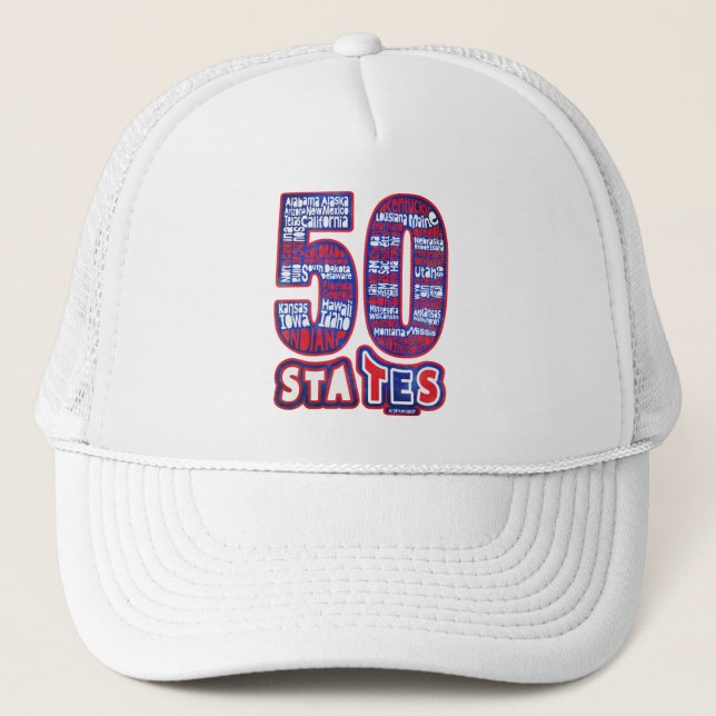 GORRA DE CAMIONERO 50 STATES USA (Anverso)