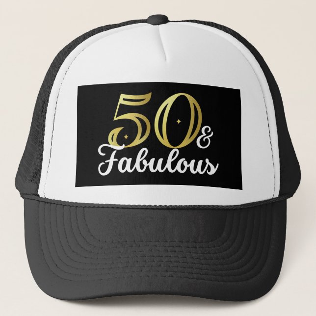 Gorra De Camionero 50 Y Fabuloso (Anverso)